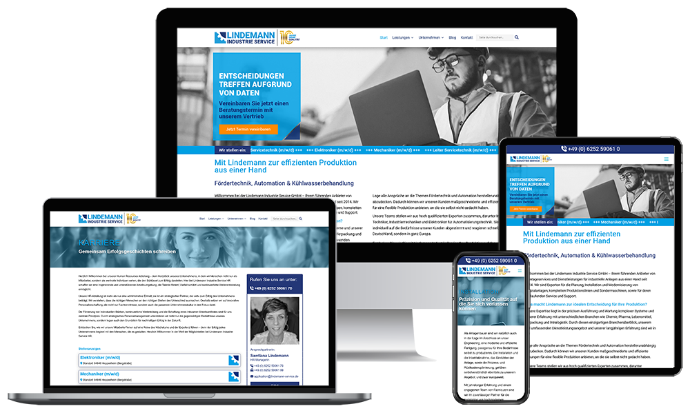 Wordpress Webdesign für Unternehmen