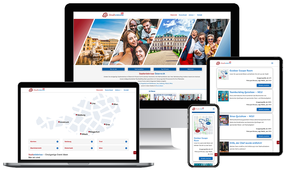 WooCommerce Online-Portal mit Buchungsfunktion in Deutschland, Österreich , Niederlanden und England